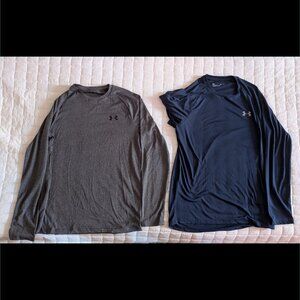 2 Long Sleeve Under Armour Shirts